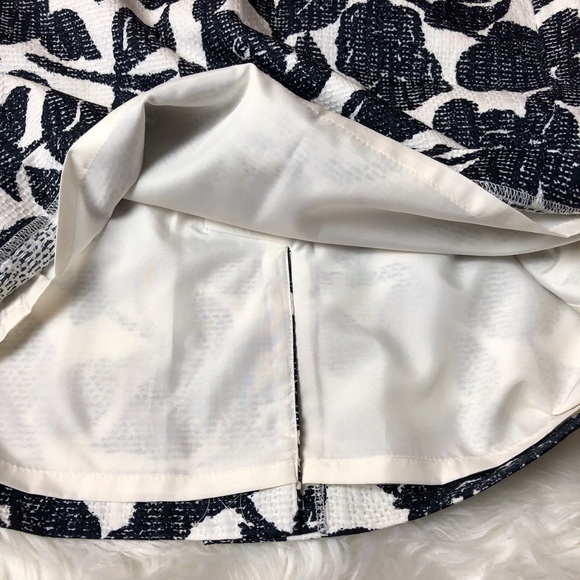 Floral Skirt - Navy & White - Picture 5 of 5